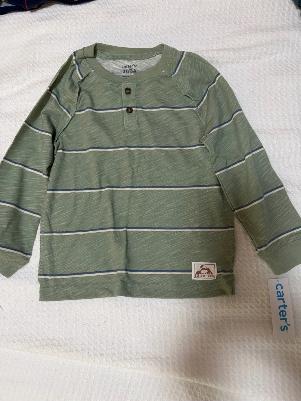 4 Carter's Long-Sleeve Tees